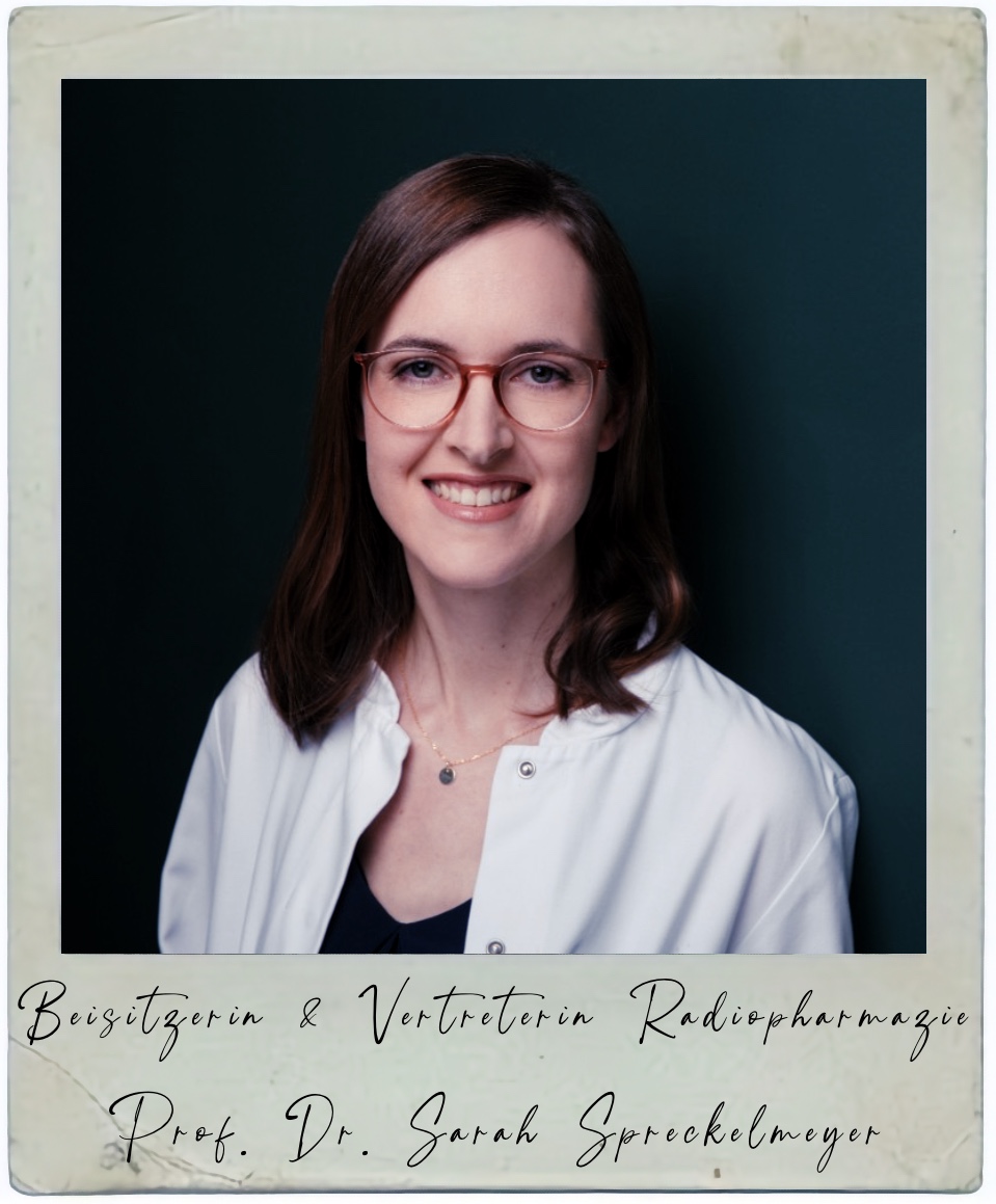Beisitzerin und Vertreterin Radiopharmazie Prof. Dr. Sarah Spreckelmeyer